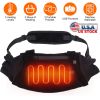 Electric Heated Hand Muff Hand Warmer Pouch Heated Waist Pouch for Winter with 3 Heating Levels Indoor Outdoor Machine Washable