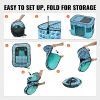 VEVOR Foldable Pet Playpen, 32'' x 24'' x 22'' Portable Dog Playpen, Crate Kennel for Puppy, Dog, Cat, Waterproof 600D Oxford Cloth, Removable Zipper