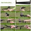 600lbs Load 2 Persons Hammock with Mosquito Net Outdoor Hiking Camping Hommock Portable Nylon Swing Hanging Bed